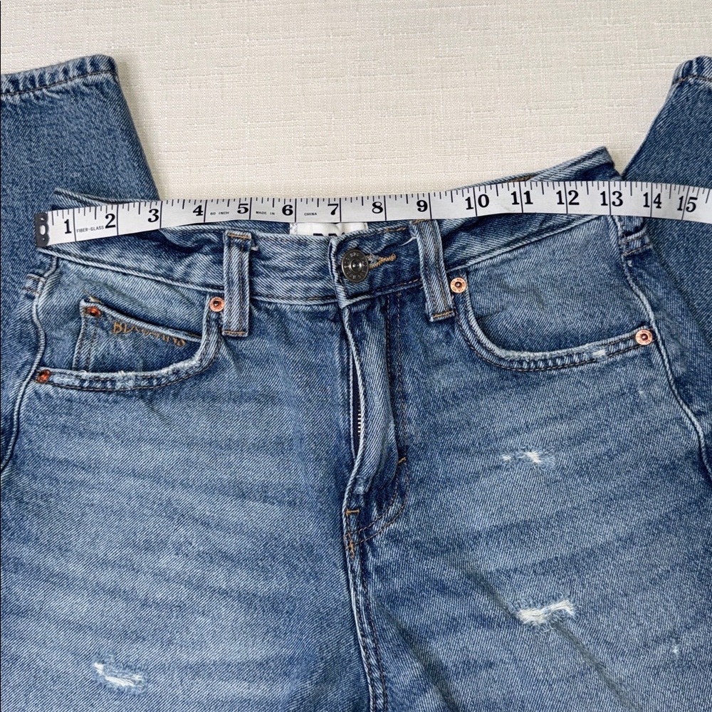 BDG Logan Buckle Baggy Barrel Blue Denim Jeans - Picture 7 of 11